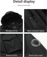 MOERDENG Men's Winter Thickened Warm Down Coats Windproof Waterproof Hooded fashions Puffer Jacket - Image 5